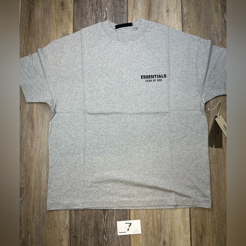 Essentials Fear of God Short Sleeve Tee - Light Gray